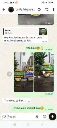 Testimonial Papan Bunga Pernikahan purwaraja