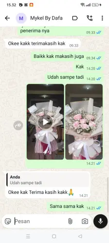 Testimonial Buket Bunga purwaraja