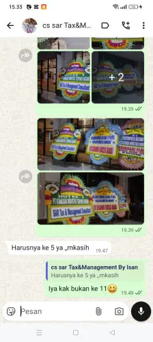 Testimonial Papan Bunga purwaraja
