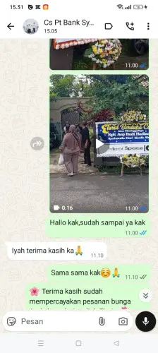 Testimonial Papan Bunga purwaraja