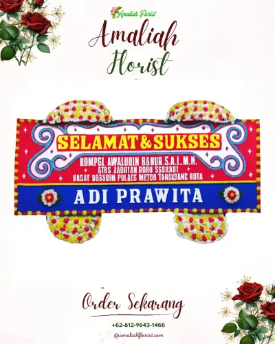 Karangan Bunga Ucapan Selamat purwaraja