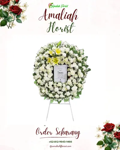 Krans Bunga Duka Cita purwaraja